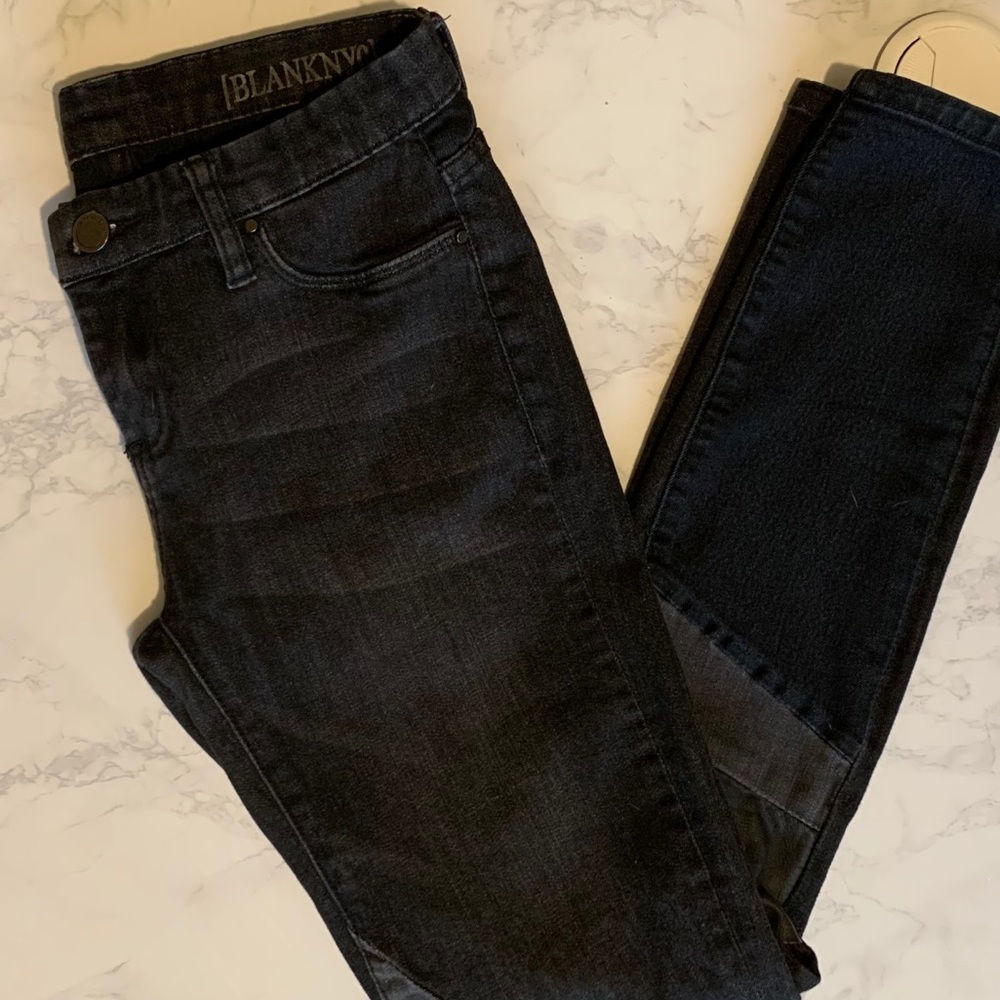 Black Blank Nyc Patchwork Jeans - image 2